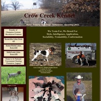 Image of website Crow Creek Kennel